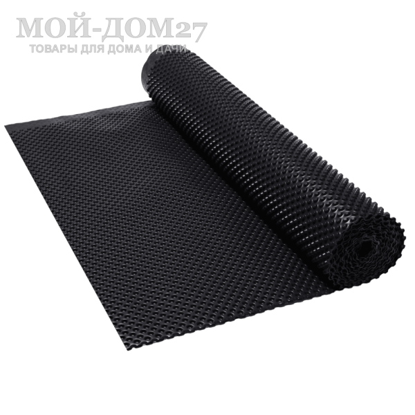 Профилированная мембрана ЭКО | Мой-Дом27 | Применяется для подготовки основания под фундаментную плиту, для защиты гидроизоляции заглубленных сооружений при обратной засыпке, защиты фундаментной плиты от капилярной влаги, санации влажных стен<br>
Поверхность мембраны эффективно распределяет давление грунта по всей площади основания или фундамента здания и сооружений. При этом исключается образование локальных (точечных) нагрузок.